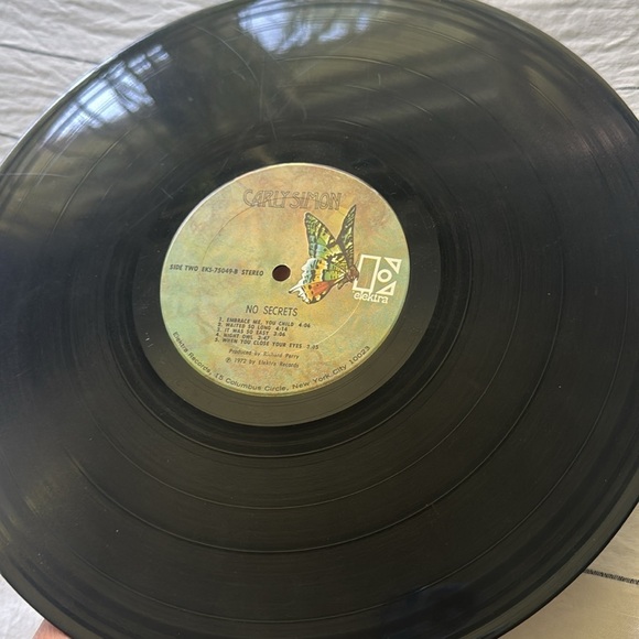 70’s vintage Carly Simon No Secrets LP vinyl album classic rock legend - Picture 6 of 8